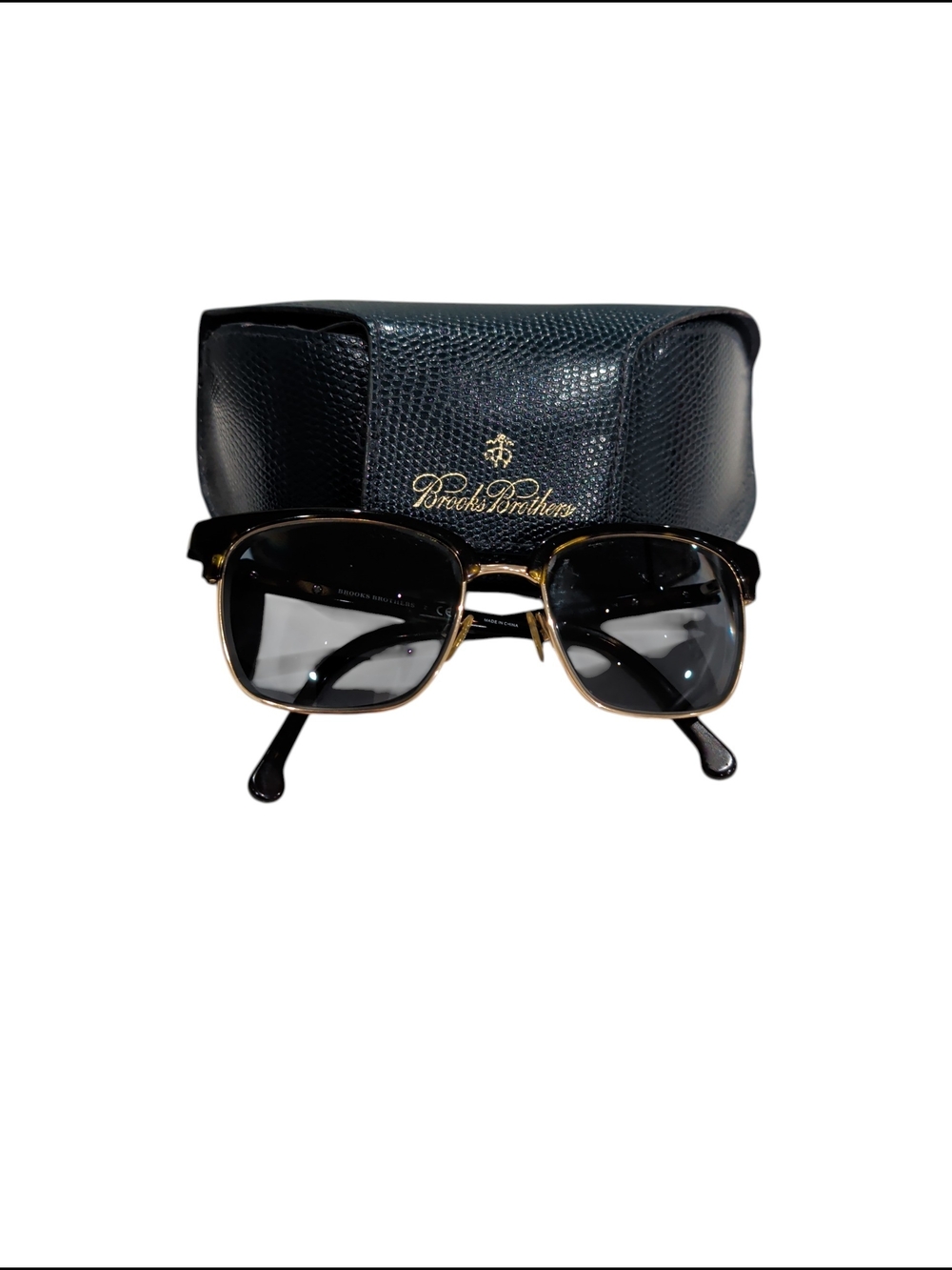 Brooks Brothers BB4021 6001/73 Eyeglass Frames 53-18 Black Gold Frames Only